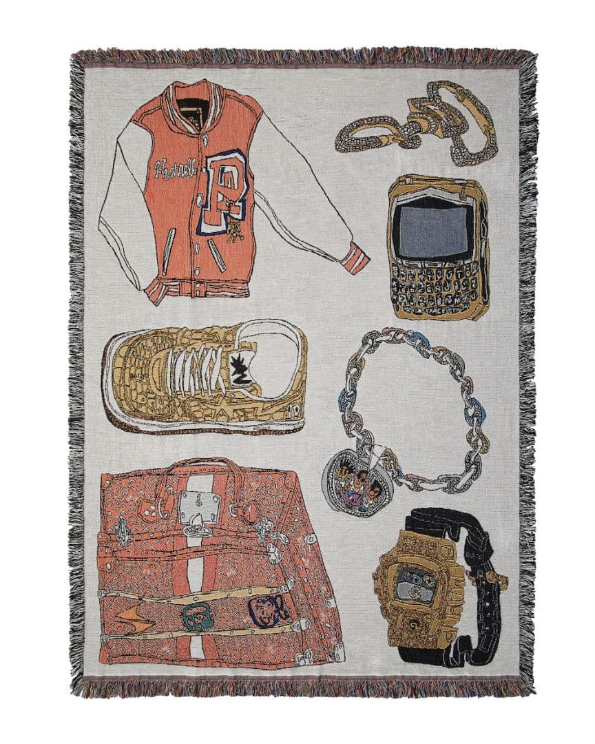 落合翔平 Pharrell Williams ラグ