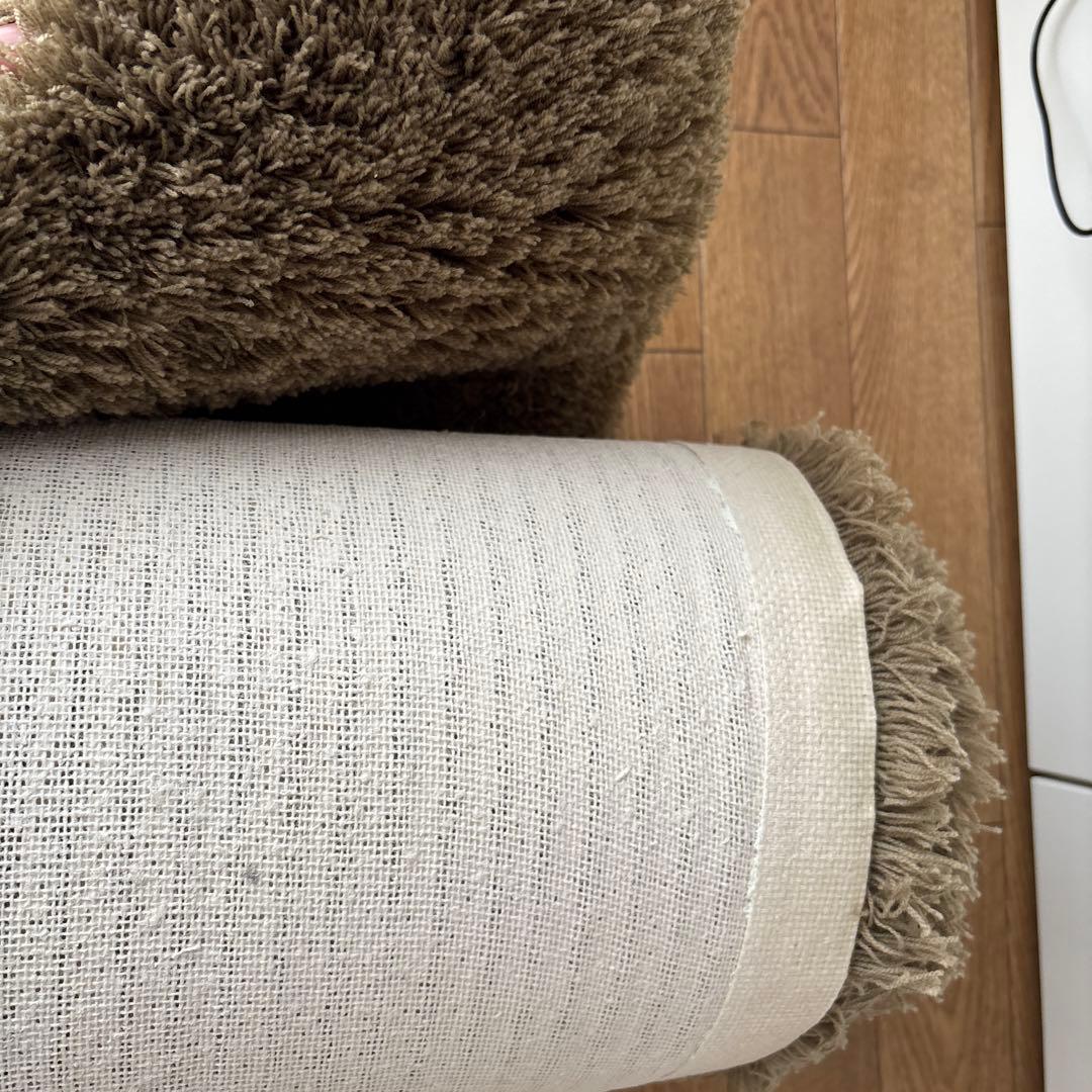 新品】MOMO NATURAL(モモナチュラル)シャギーラグ 大判の通販はau PAY