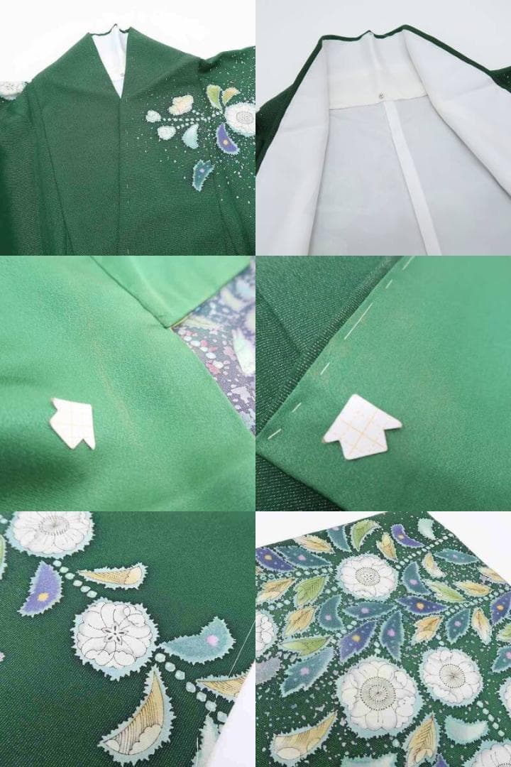 美品未着用 吉野一廉落款 辻が花“永遠を手にして沸き立つ夢幻の花”訪問着 A-4