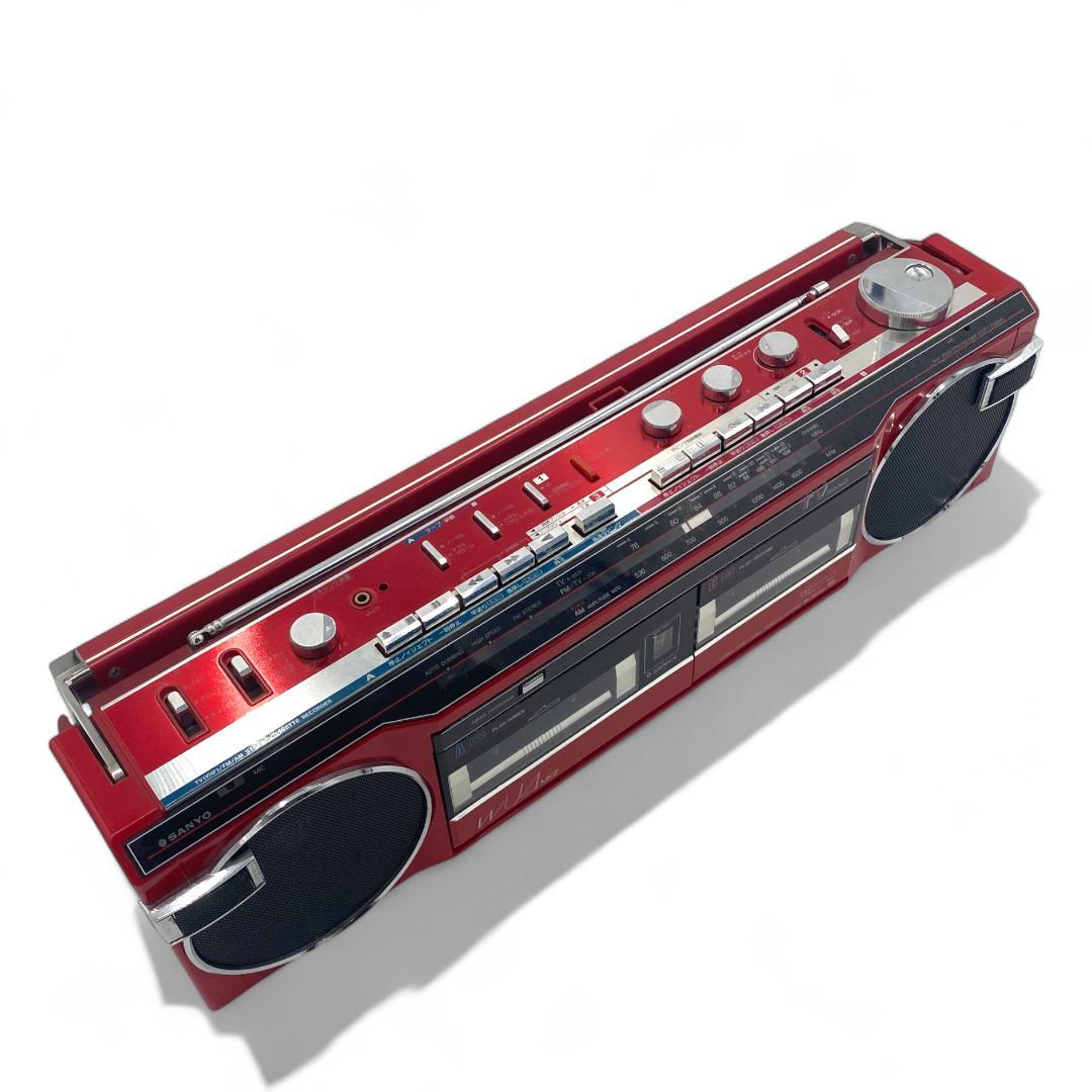SANYO】レトロラジカセ ダブルU4 MR-WU4MKII【動作確認済】 - メルカリ