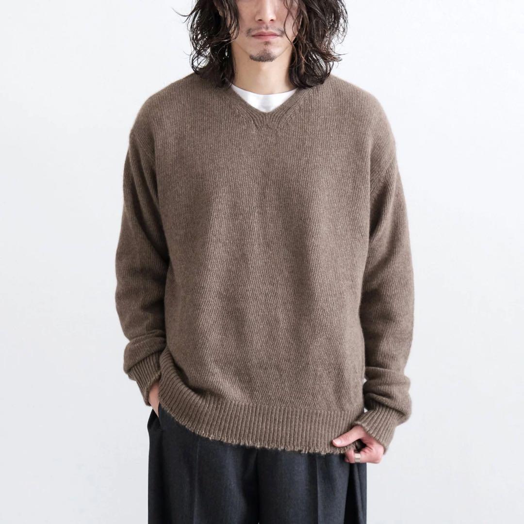 MAATEE&SONS カシミヤミンク LOOSE V SWEATER 24aw - メルカリ