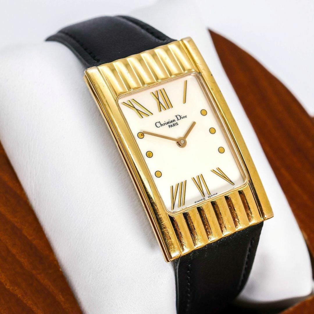稼働 Christian Dior 腕時計 アンティーク 新品レザー 2071 楽天市場】美品 クリスチャンディオール Christian Dior スウィング