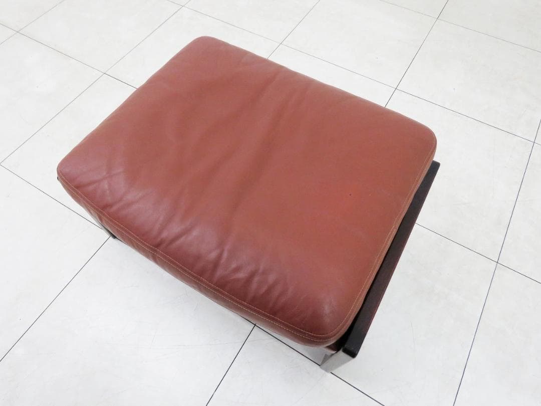 Hock ホック カンディハウス ヴィンテージ オットマン 本革 スツール