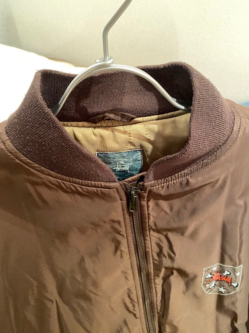 90s】OLD STÜSSY クロスボーン ナイロンJKT - メルカリ