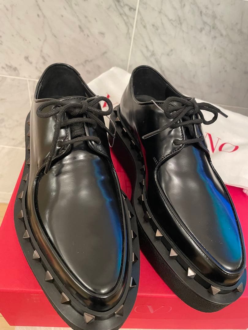 VALENTINO GARAVANI ブラックスタッズシューズ　35.5 未使用 楽天市場】【新品】 ヴァレンティノ スニーカー アンタイトルド ロック