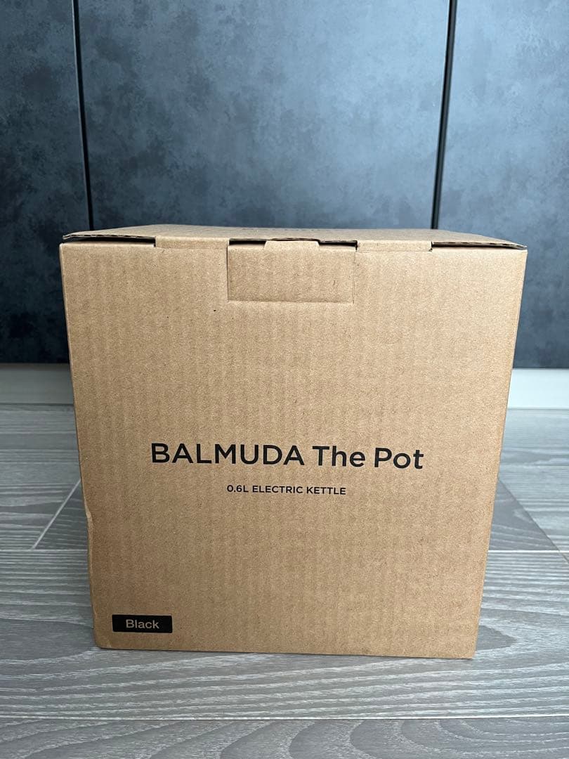 新品　BALMUDA The Pot 0.6L 電気ケトル ブラック ワン 中古】「非常に良い」運転大道楽 2000 Special Version