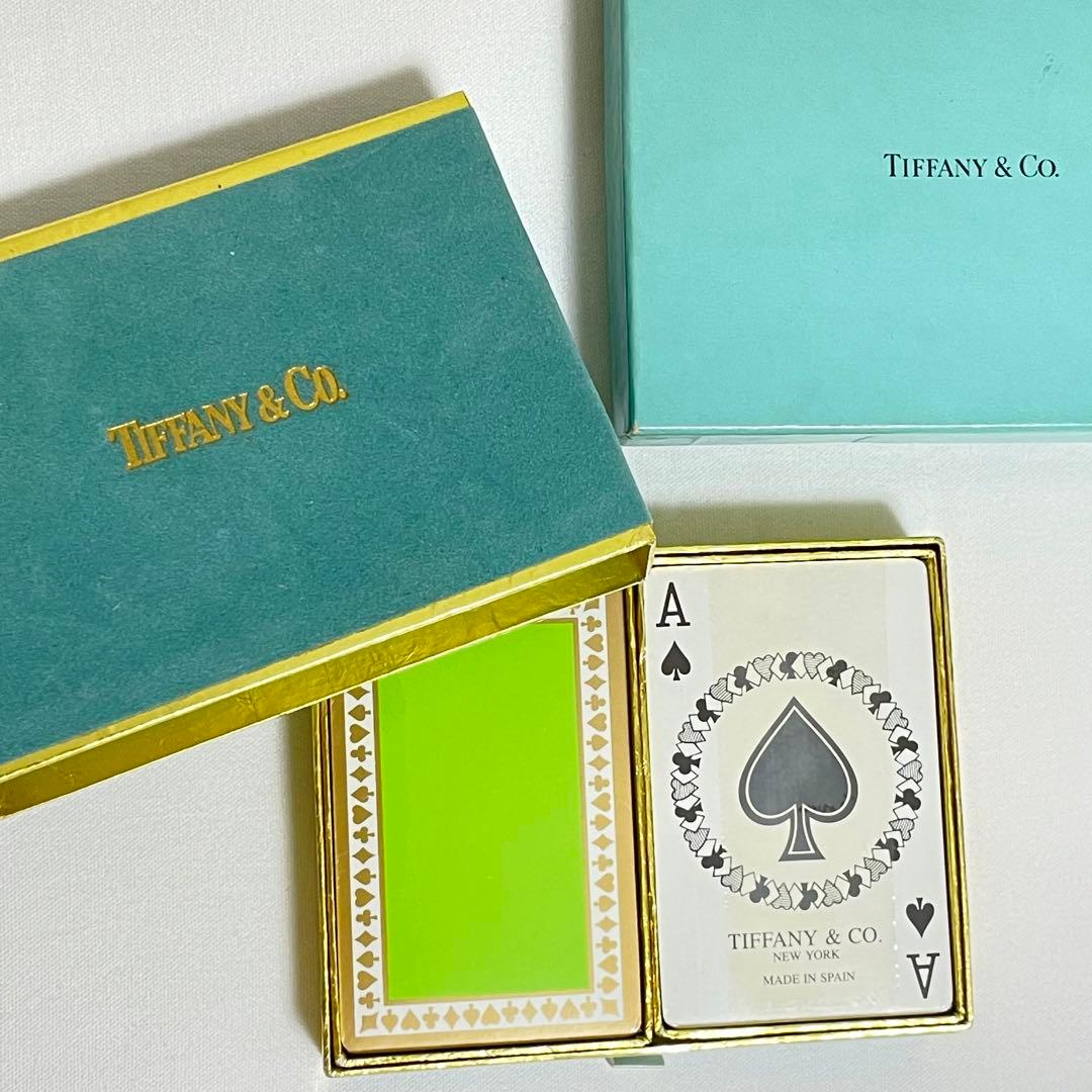Tiffany & Co.（ティファニー）　トランプ　収納ケース付き　外箱あり Tiffany & Co.（ティファニー） トランプ 収納ケース付き 外箱あり