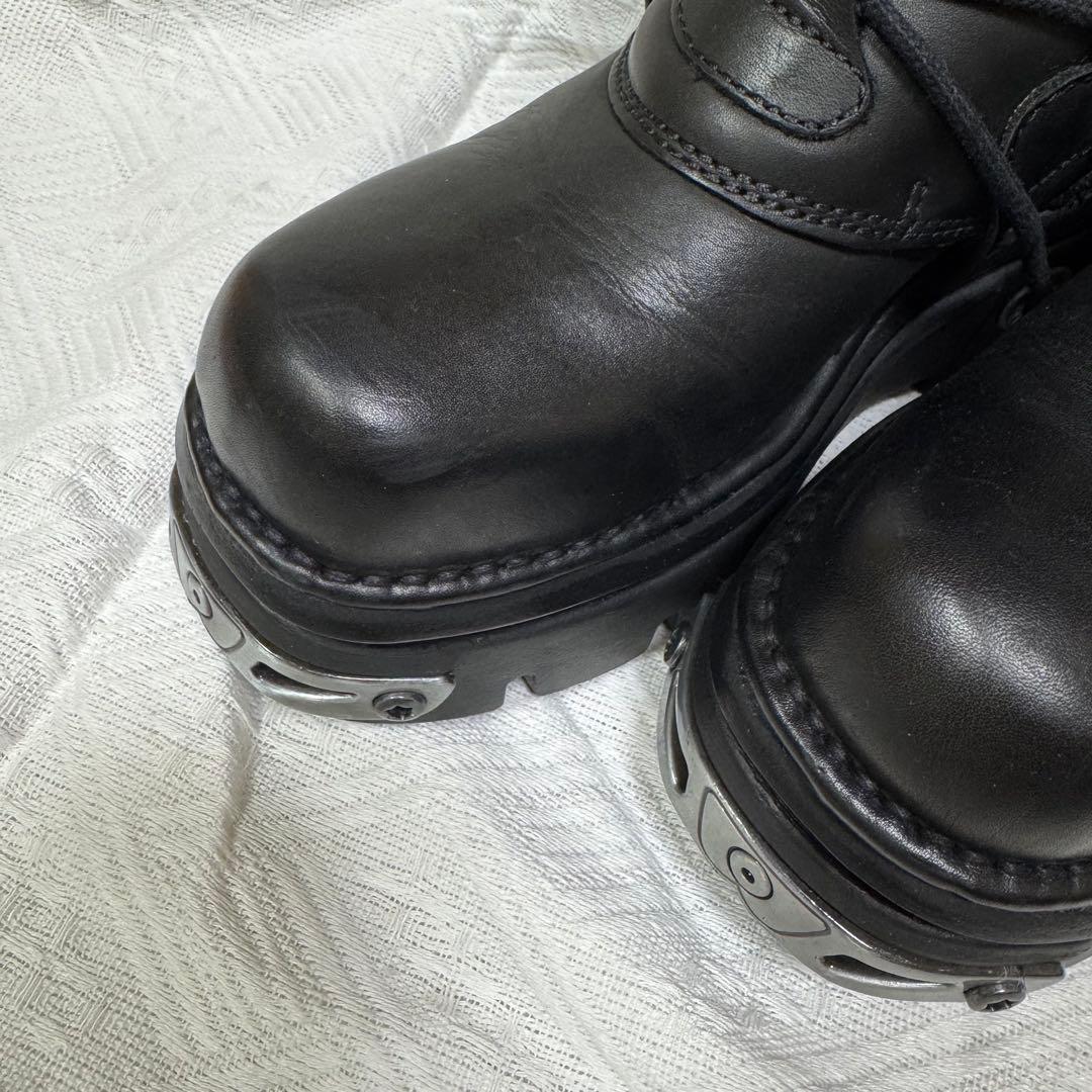 NEWROCK】M-373-S4 ショーツブーツ レースアップ REACTOR - メルカリ