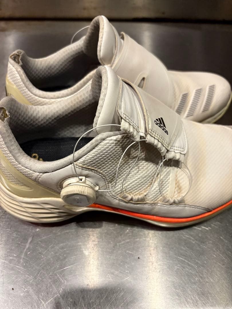 adidas ゴルフシューズ Lightstrike ホワイト - メルカリ