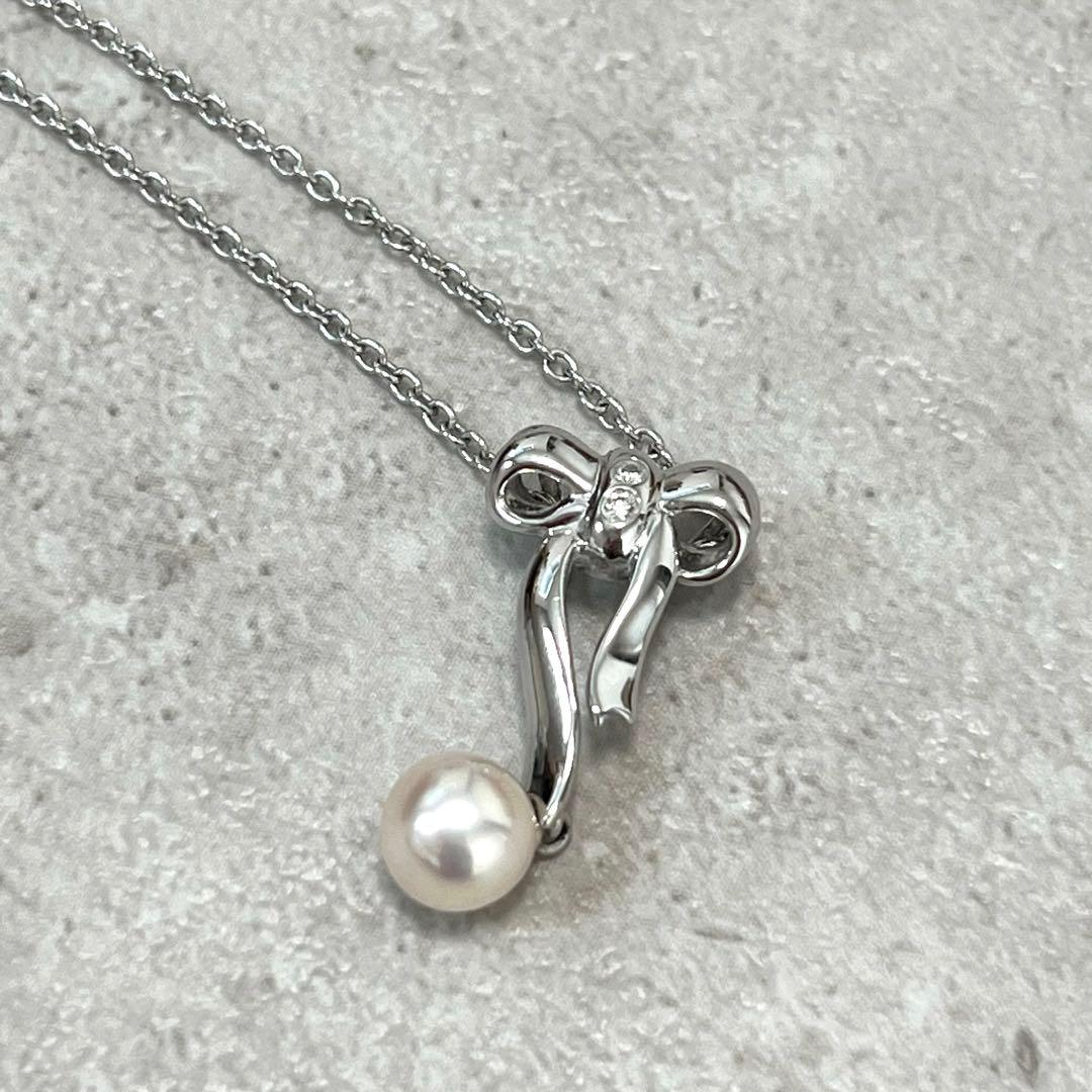 美品 TASAKI パールネックレス アコヤ真珠 本真珠 SILVER 田崎真珠