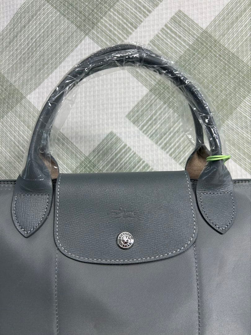 《LONGCHAMP》プリアージュ トップハンドバッグ　S/グレー