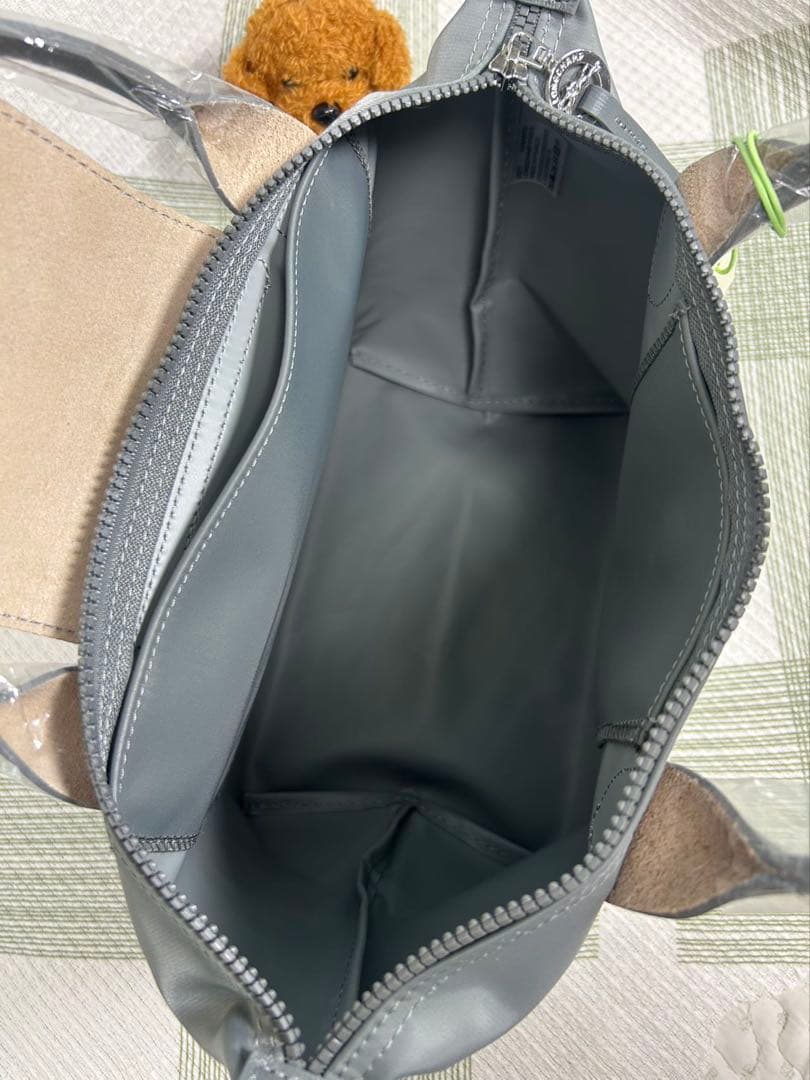 《LONGCHAMP》プリアージュ トップハンドバッグ　S/グレー