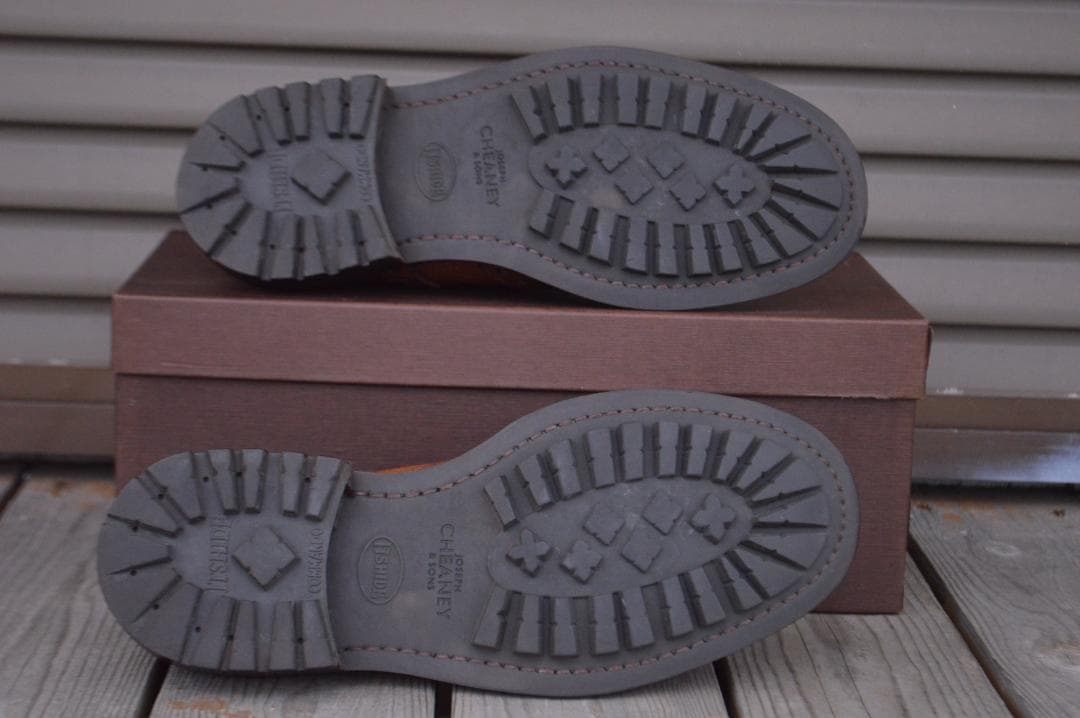 CHEANEY　AVON　C　5.5F　タンブラウン　シューツリー付き　エイボン