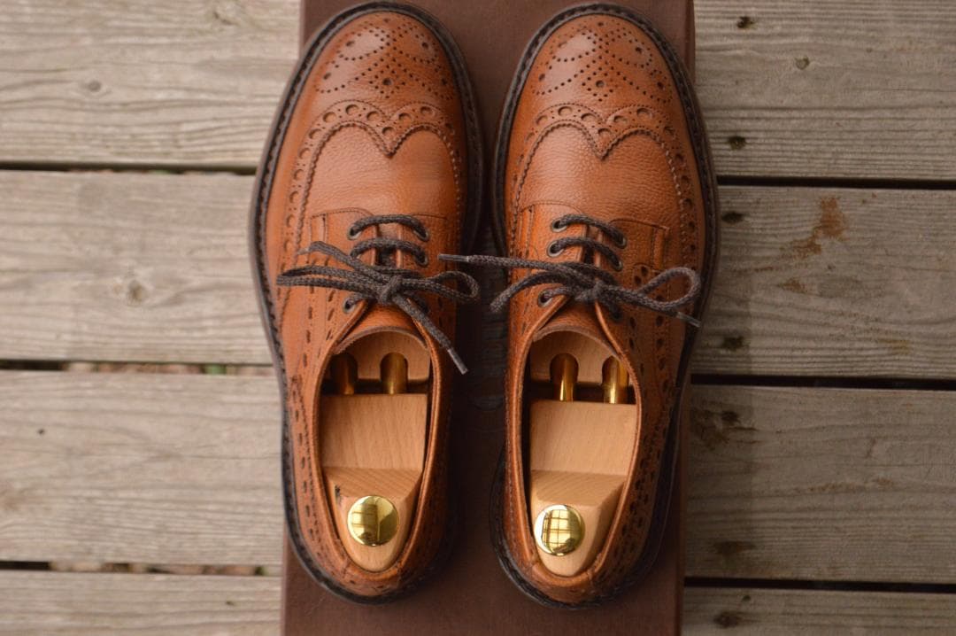 CHEANEY　AVON　C　5.5F　タンブラウン　シューツリー付き　エイボン