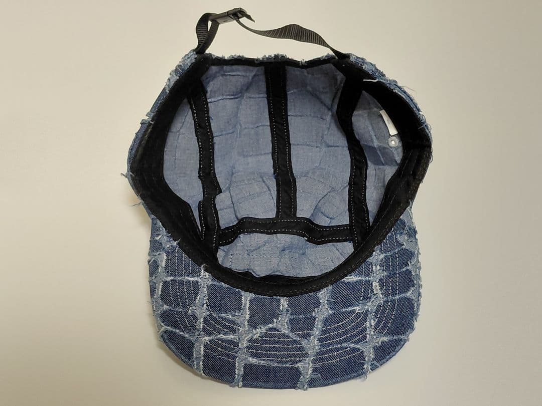 極美品　Supreme　Croc　Denim　Camp　Cap　\"Indigo\"