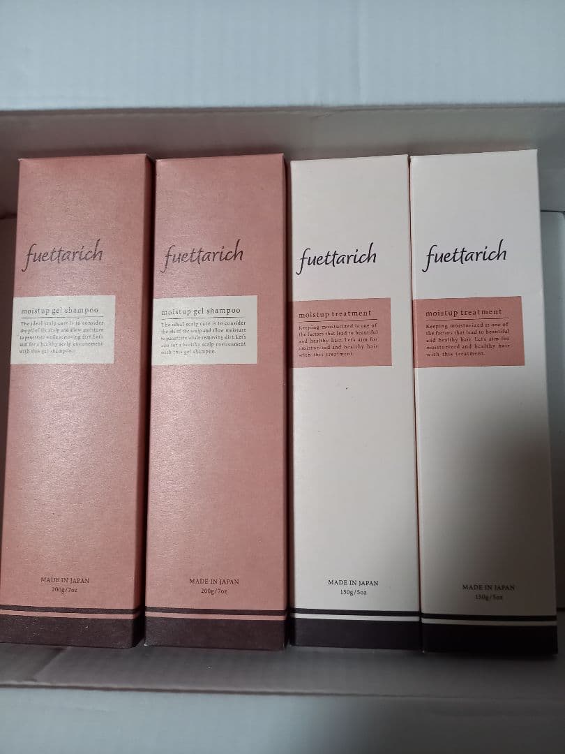 fuetarich モイストアップジェルシャンプー&トリートメント4本セット fuettarich 公式オンラインストア