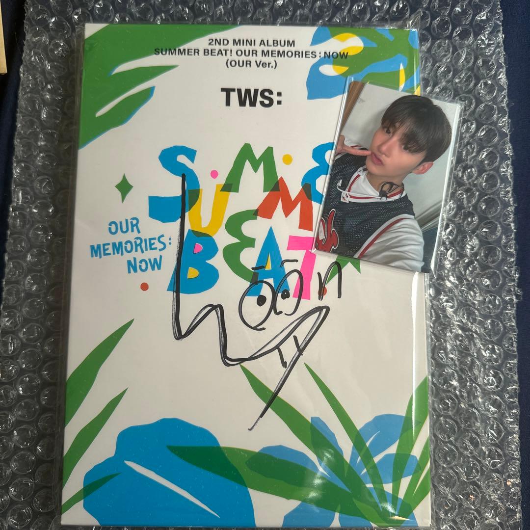 TWS SUMMER BEAT! ジフン サイン タワレコ ラキドロ トレカ - メルカリ