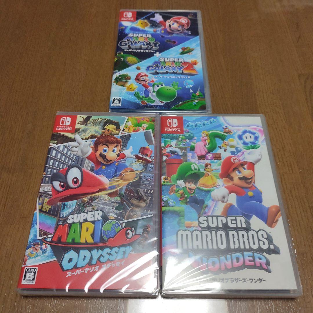 新品未開封　スーパーマリオ　ギャラクシー　オデッセイ　ブラザーズワンダー デンキチWeb / 任天堂 Nintendo Switchソフト スーパーマリオ