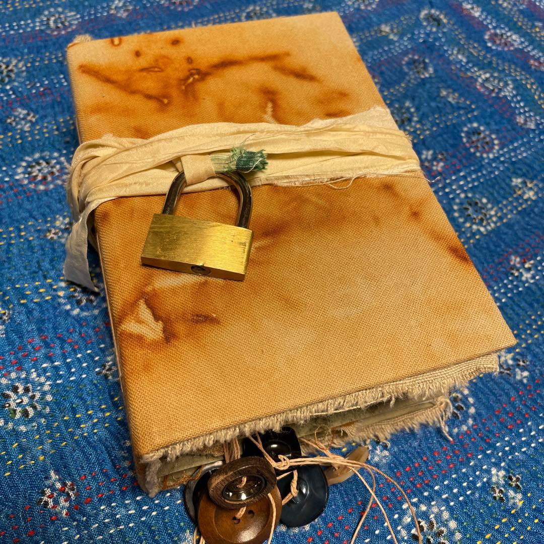 庭の本棚　 「襤褸の本12〜路地裏の本〜」 アートブック　ジャンクジャーナル アート⭐︎ジャンクジャーナルブック3冊&リメイクコラージュ封筒の