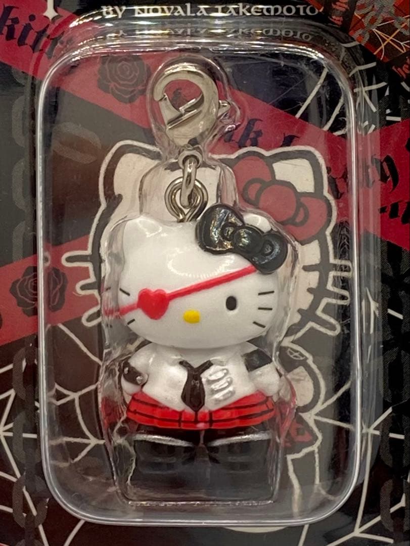 ☆ご当地キティ 嶽本野ばら パンクバージョン ファスナーマスコット