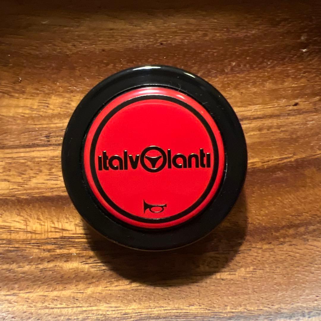 イタルボランテ 純正 ホーンボタン 赤 レッド メンテ済み 導通良好 正規品 イタルボランテ 純正 ホーンボタン 赤 レッド メンテ済み 導通良好
