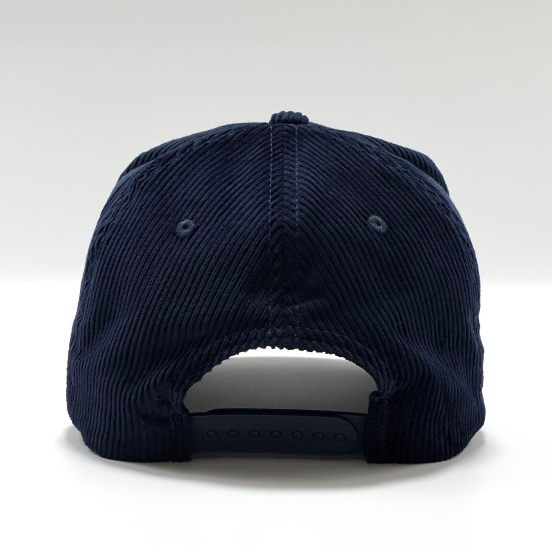 コーデュロイ】Junkie トラッカーキャップ ネイビー ファッション