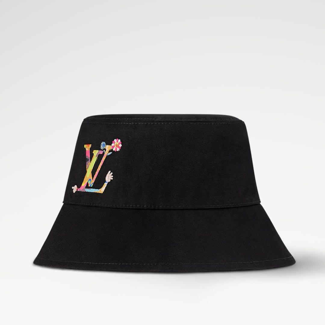 ルイヴィトン 村上隆 リバーシブルバケットハット・スーパーフラットS