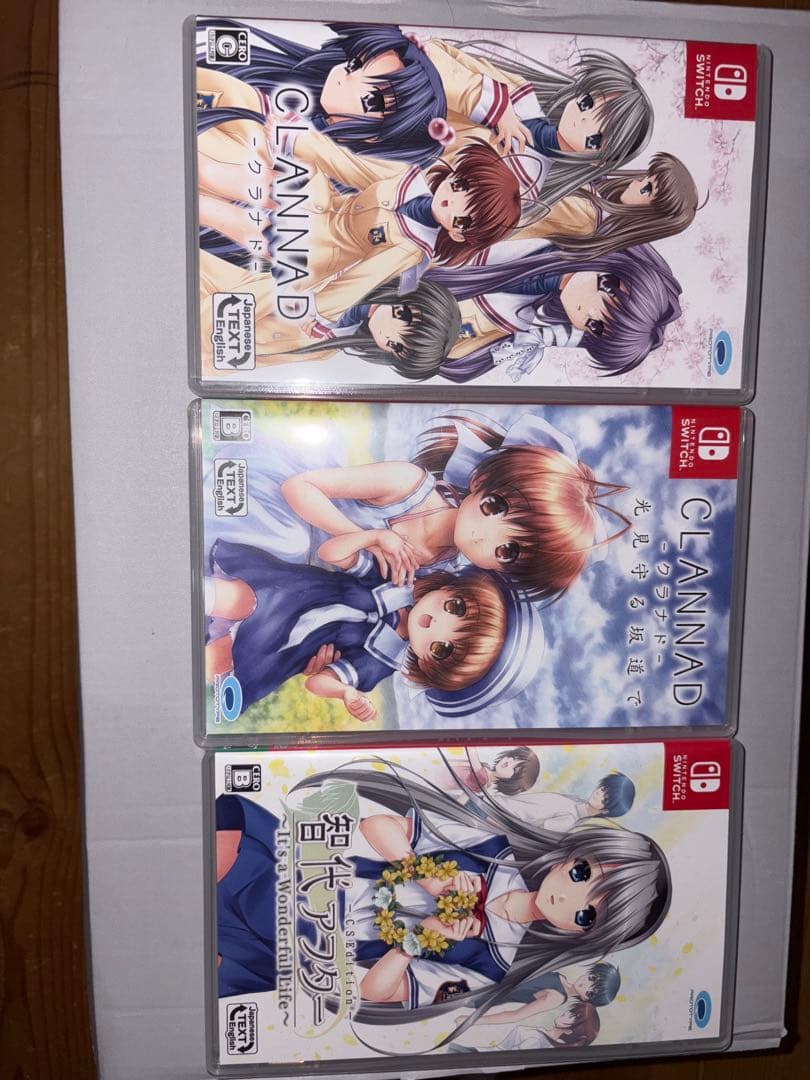 CLANNAD ゲームセット 3本　開封済み　値段交渉可能 CLANNAD ゲームセット 3本 開封済み 値段交渉可能 CLANNAD ゲーム