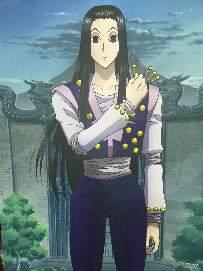 アニメイトカフェ HUNTER×HUNTER イルミ タペストリー ゾルディック