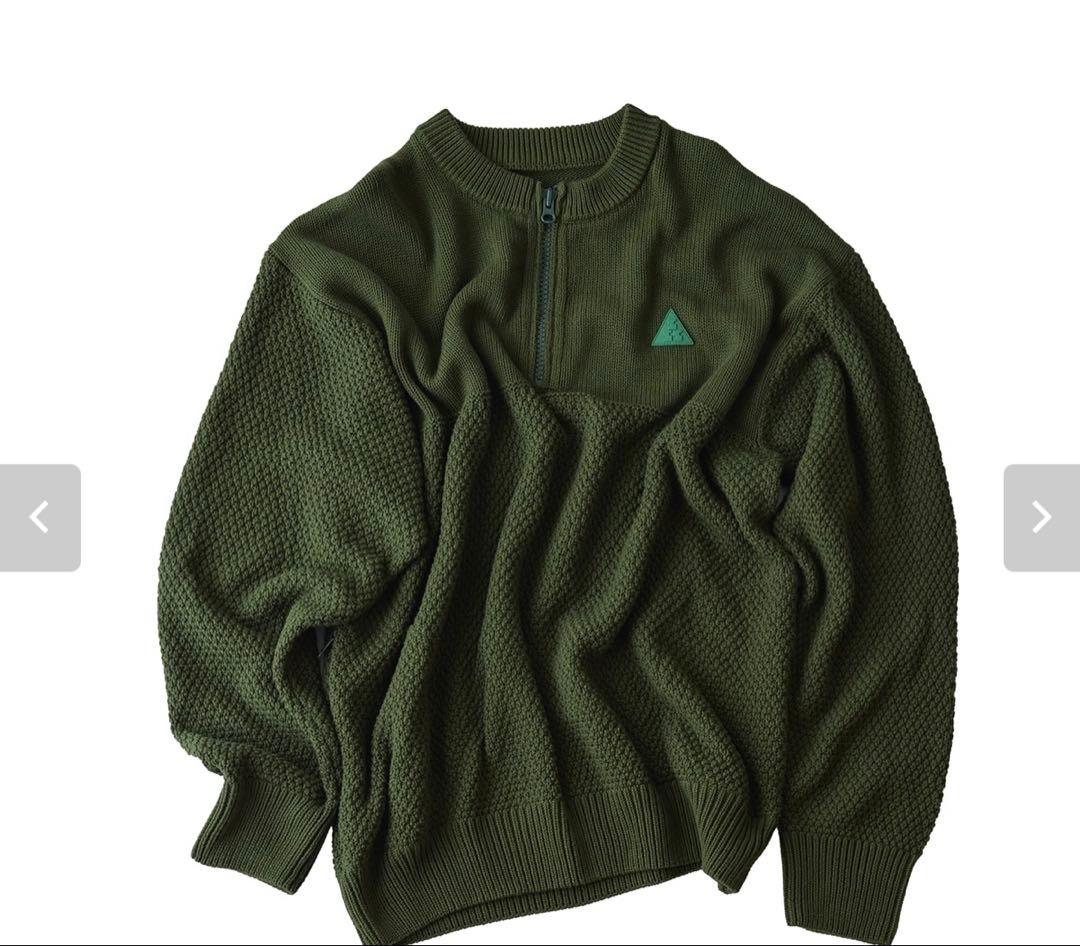 SSSSAMPLE knit GREEN ニートと居候とたかさき ニートと居候とたかさき YouTubeチャンネル『ニートと居候とたかさき