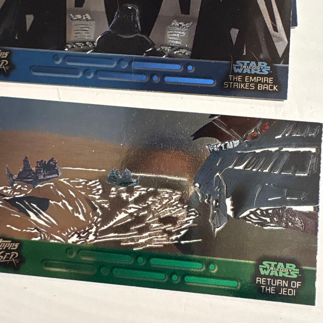 希少】スターウォーズ カード topps レーザー 65枚 まとめ売り レトロ