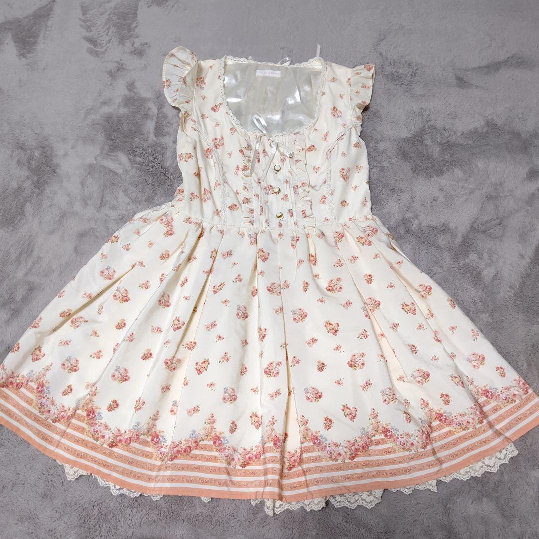 LIZ LISA フラワープリント ノースリーブワンピース LIZ LISA Official Online Store Girly Fashion｜ Tokyo Kawaii Life