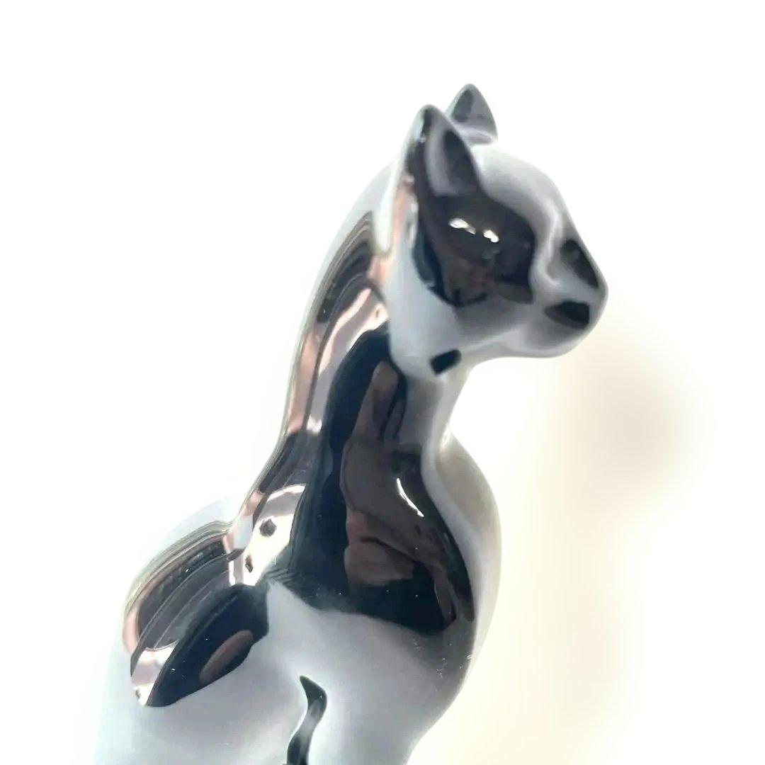 稀少】オールド バカラ BACCARAT 16cm 黒猫 - メルカリ