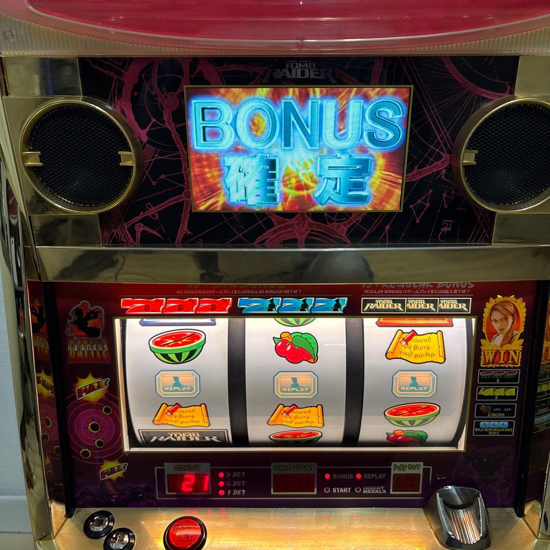 スロット実機 4号機 トゥームレイダー レアパネル ララ - メルカリ