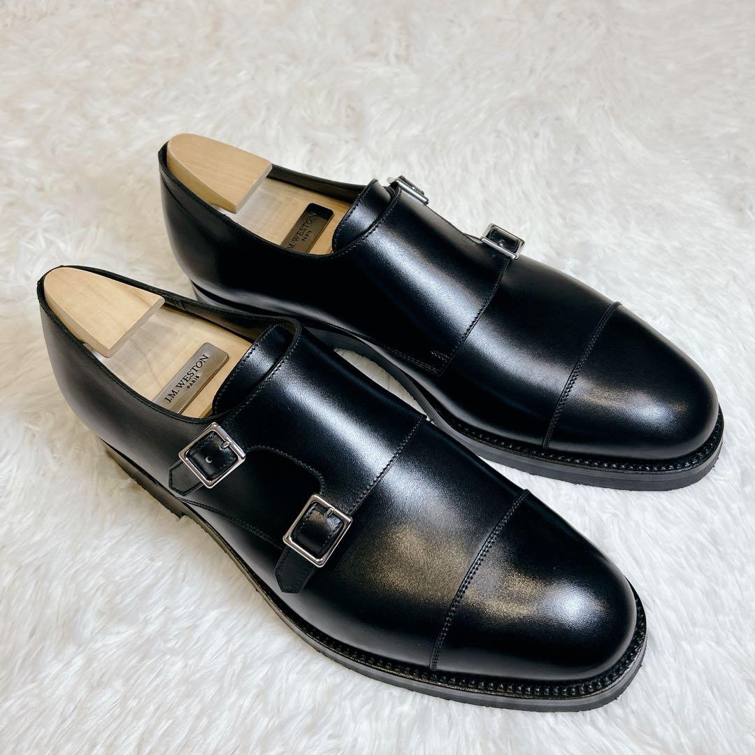 【新品未使用】J.M.WESTON 237 ダブルモンク 8D jm ウエストン