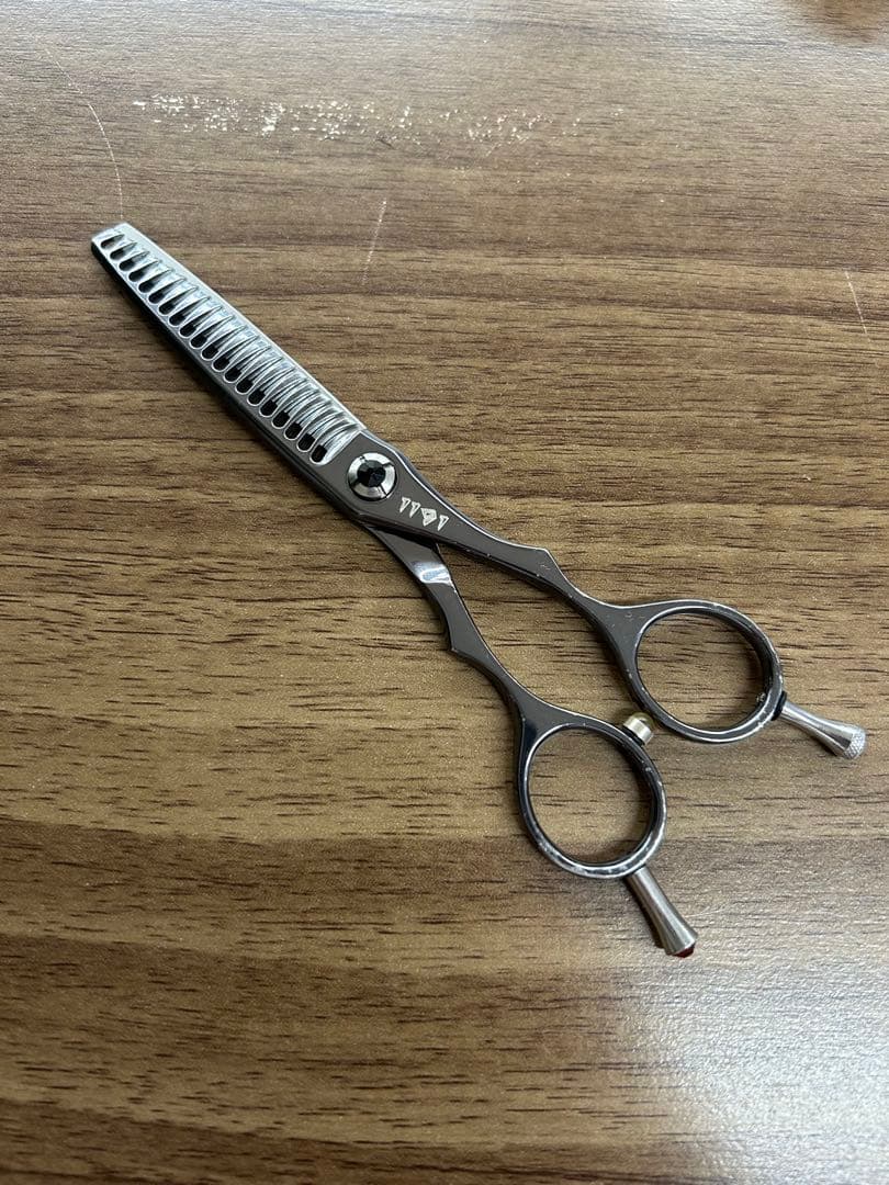 スパスパ切れる理美容師プロ用セニングシザー10％人気の溝無し
