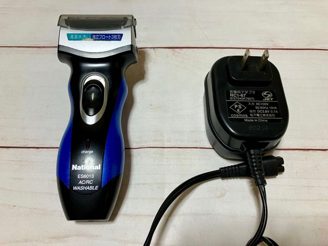 National ES6013 AC/RC WASHABLE 電動シェーバー - メルカリ