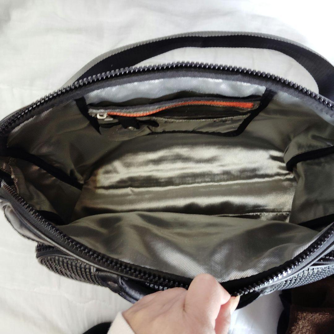 DIESEL】本革 メッシュ 2way ビジネスバッグ A4 収納可