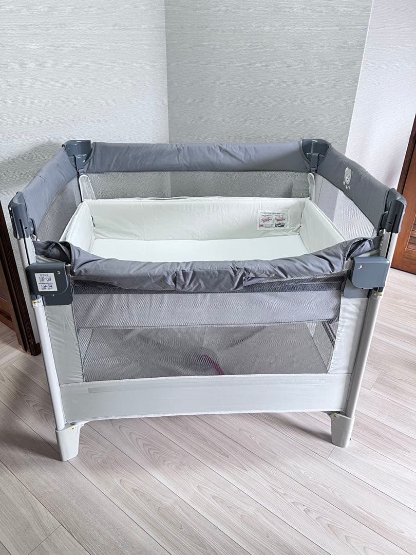 アップリカ ココネルエアー AB ベビーベッド グレーベアー ココネル エアー AB | ベビーカー・チャイルドシートのアップリカ | Aprica