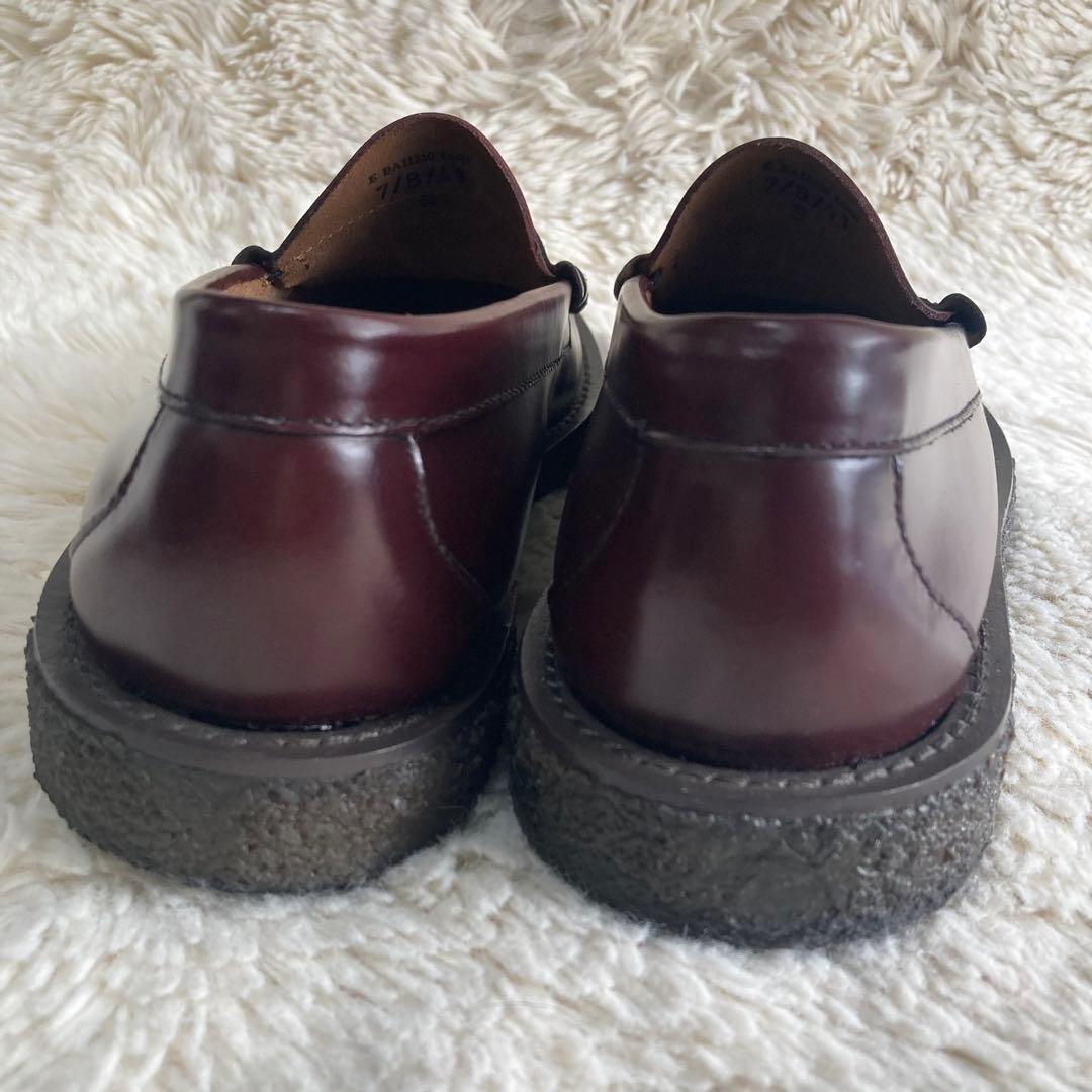 【美品】G.H.BASS Weejuns ローファー ブラウン レッド