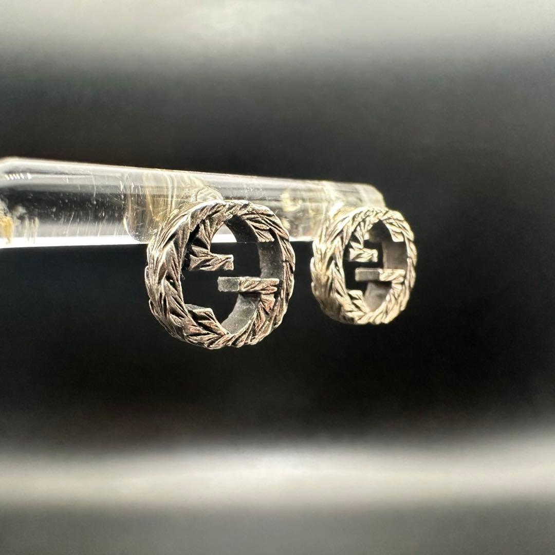 極美品✨ GUCCI グッチ ピアス アラベスク インターロッキング 1752