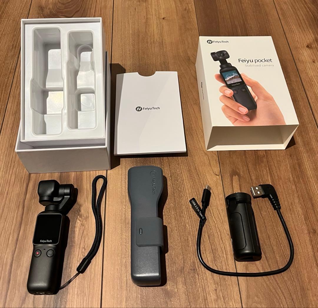 Feiyu pocket ジンバルカメラ 4K撮影 広角レンズ スマホ連動 Amazon | 【国内正規品】FeiyuTech Feiyu pocket カメラ付き小型