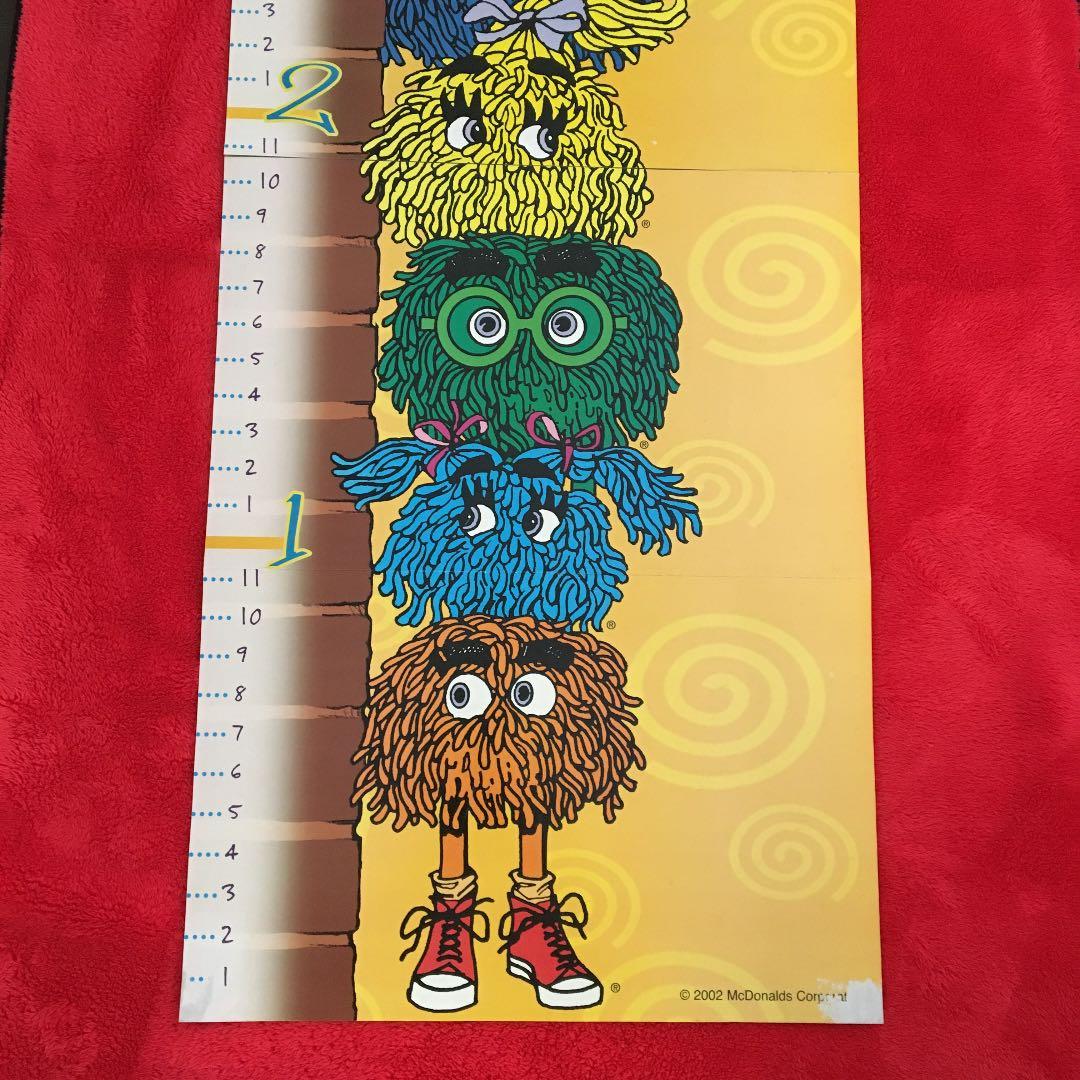 マクドナルド 身長計 ドナルド ハンバーグラー グリマス バーディ
