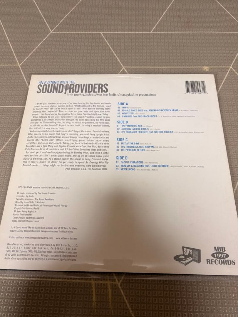 名盤2LP】Sound Providers / An Evening With - メルカリ
