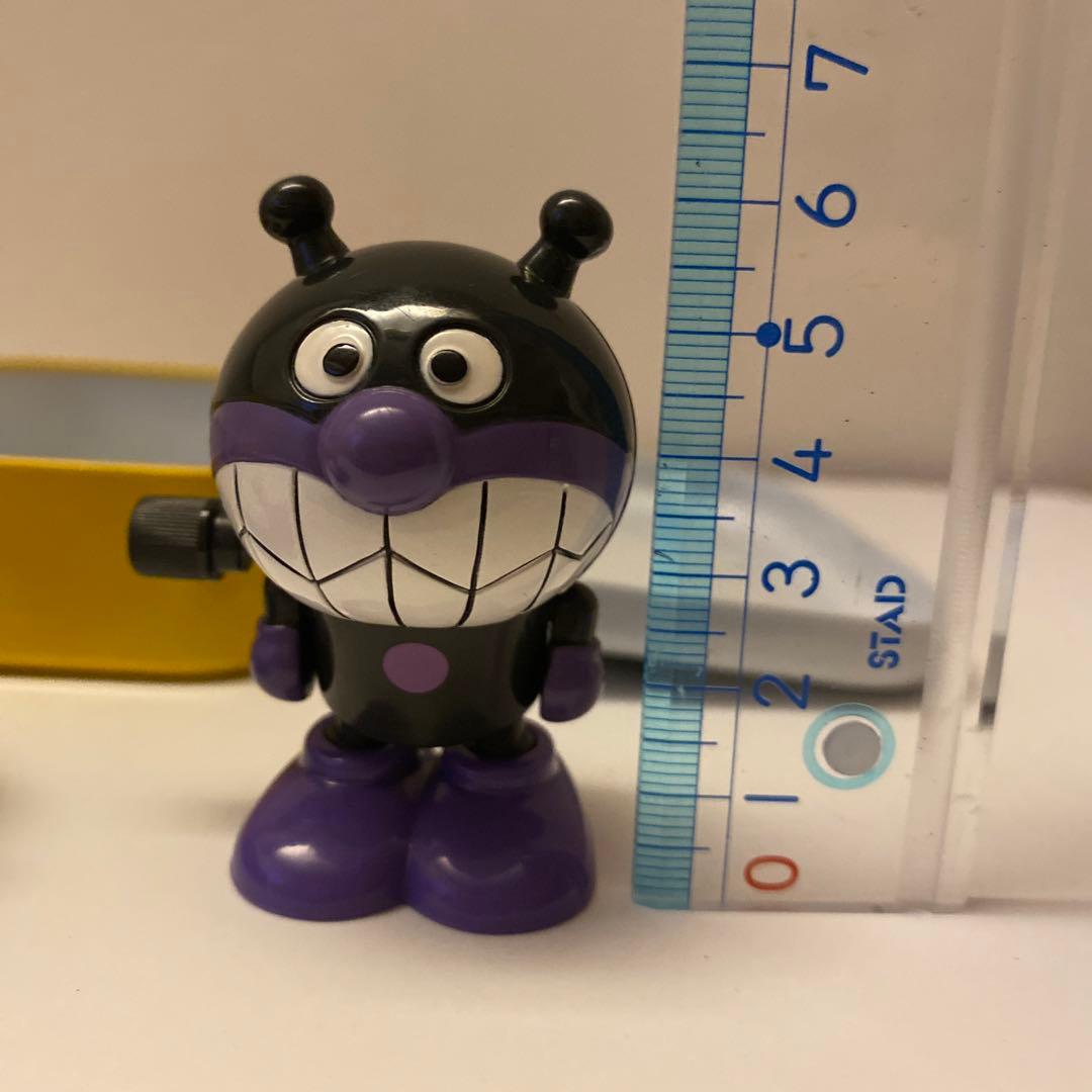 アンパンマン万華鏡 バイキンマンてくてく歩くおもちゃ 指人形 缶4つ