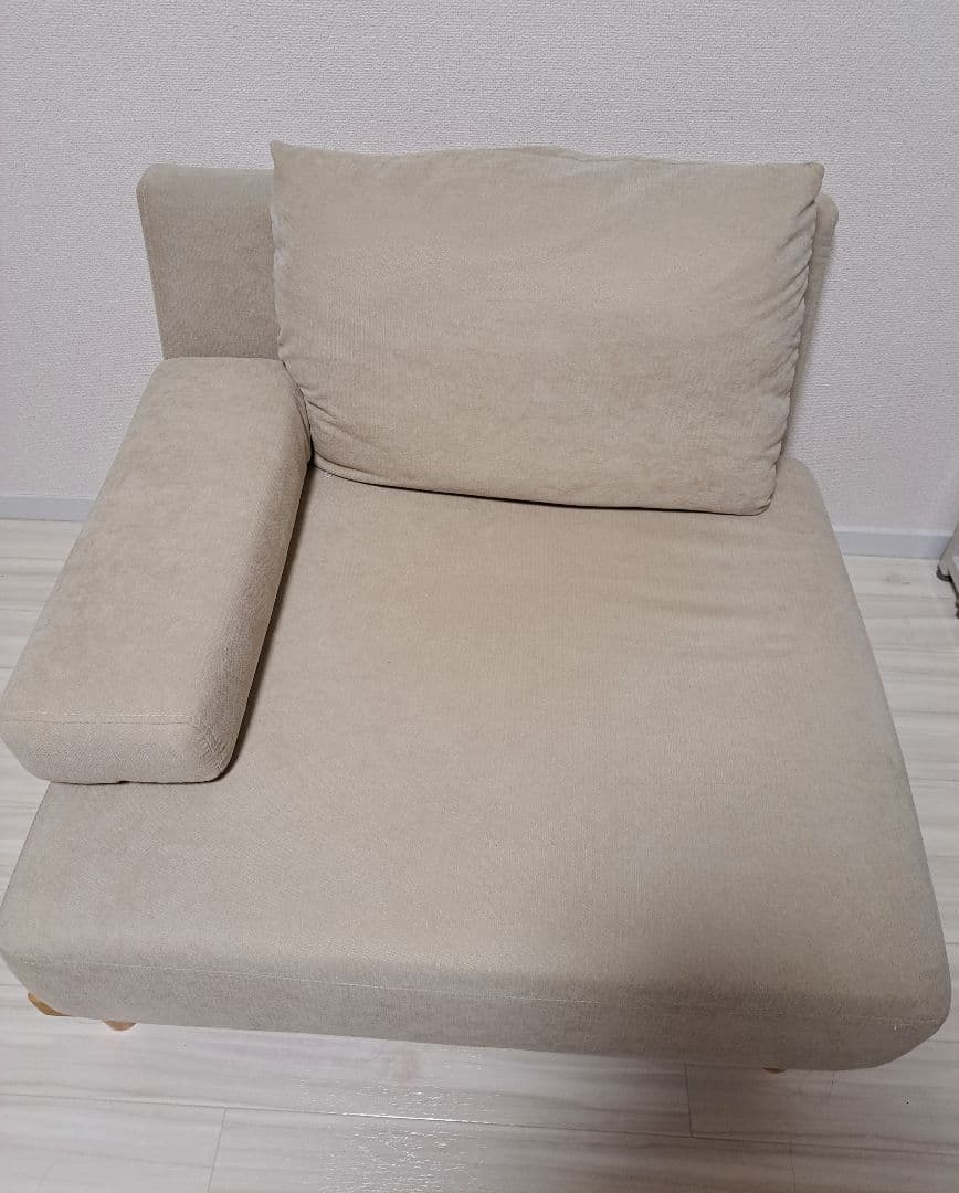 リップルベージュ 1人掛けソファ fine kagu soroi ソロイ - メルカリ