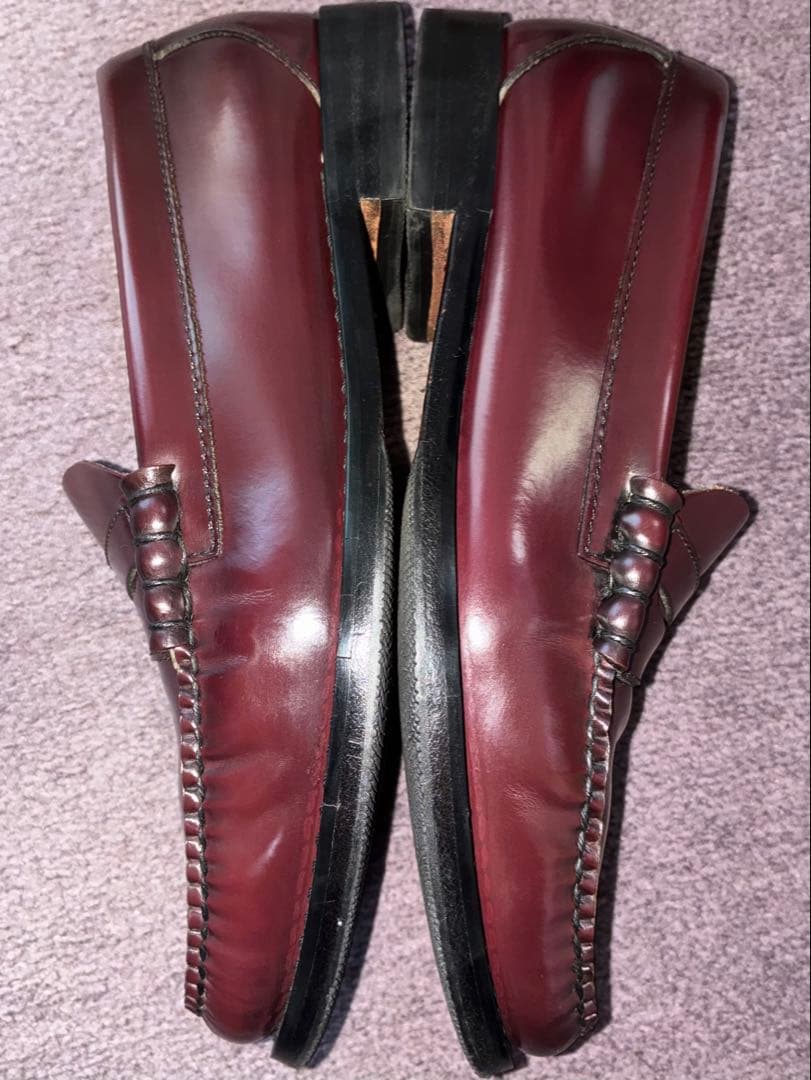 【値下相談可】GHBASS LARSON　バーガンディ US7.5 25.5cm