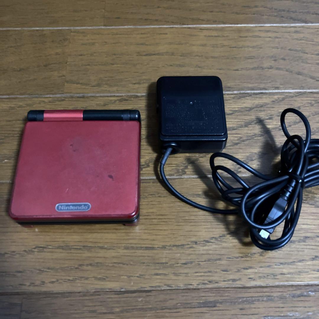 ゲームボーイアドバンスSP ボクらの太陽 ジャンゴレッド 本体 充電器