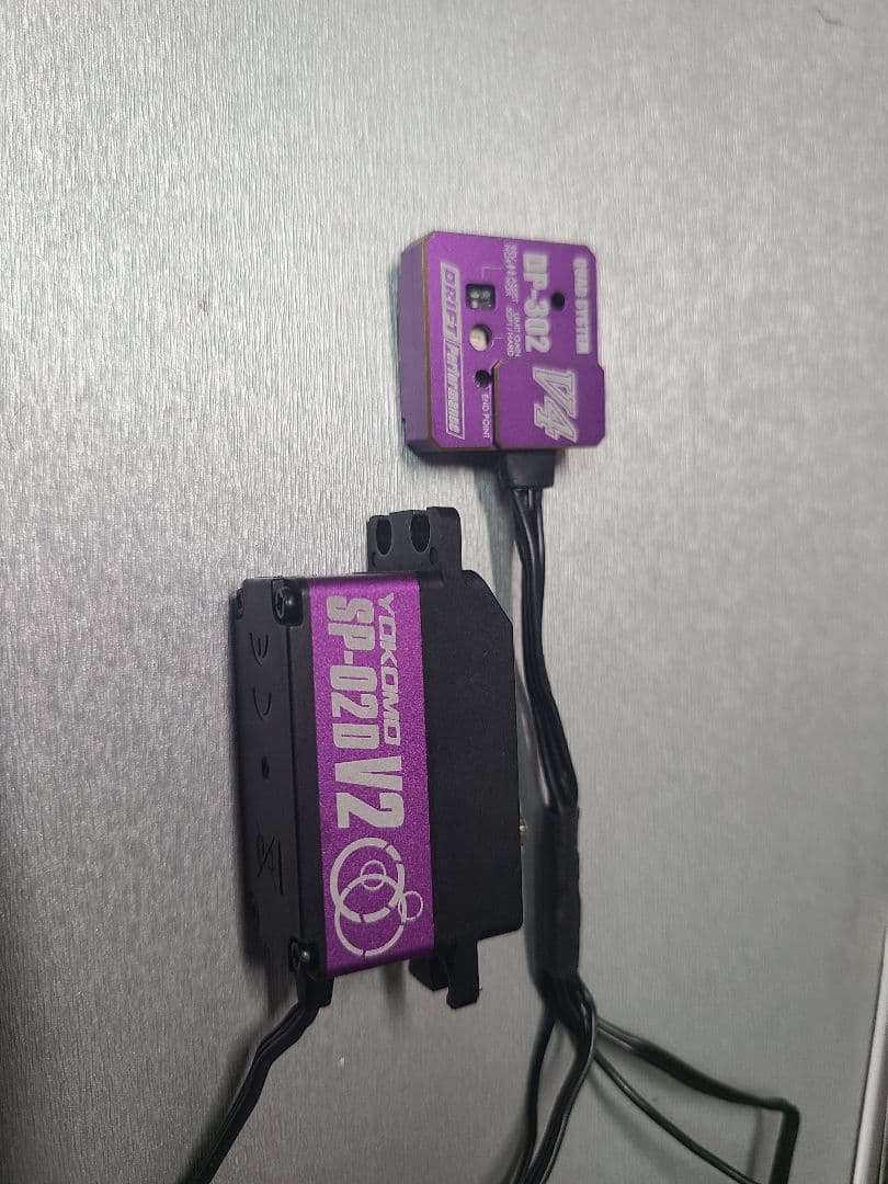 使用可能ジャンク YOKOMO V2 サーボ V4ジャイロ パープル - メルカリ