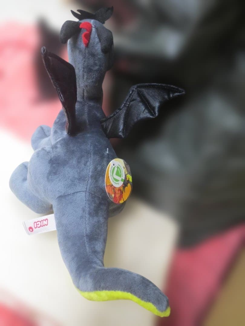 日本未入荷 NICI ニキ ブラックドラゴンぬいぐるみ 25㎝ 正規品 - メルカリ